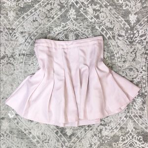 Pink Pleated Kawaii Skater Tennis Mini Skirt